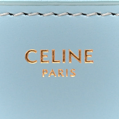 Celine Shiny Calfskin Teen Triomphe California Blue 6 of 10
