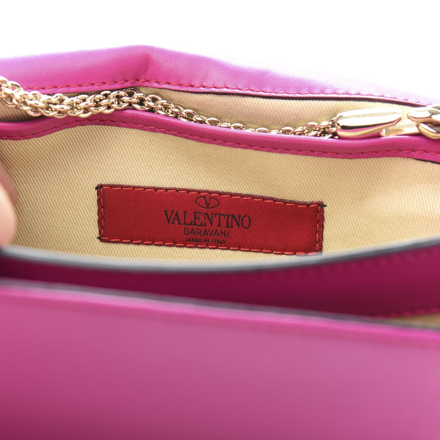 Nappa Va Va Voom Shoulder Bag Fuxia
