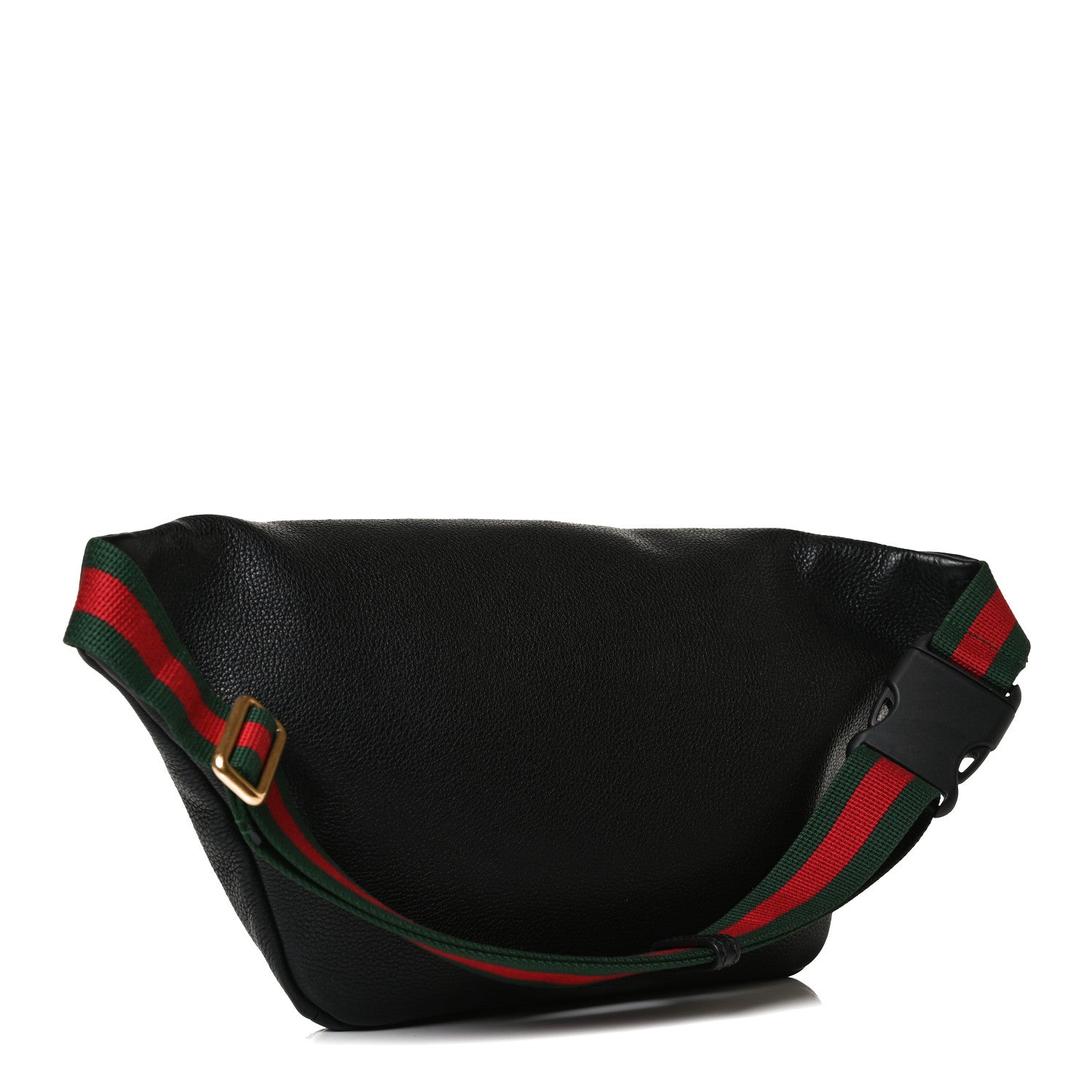Gucci Grained Calfskin Logo Belt Bag Black 2 of 12