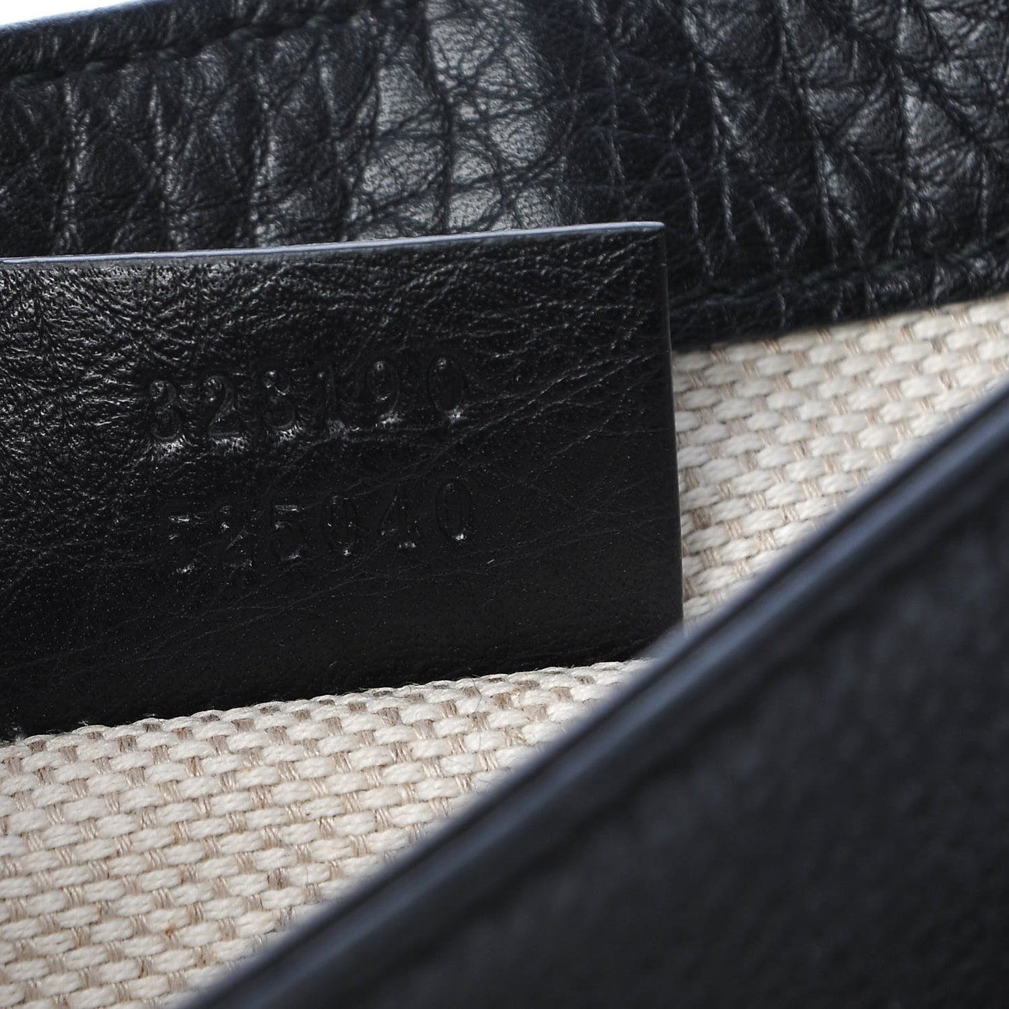 Pebbled Calfskin Small Soho Flap Crossbody Black