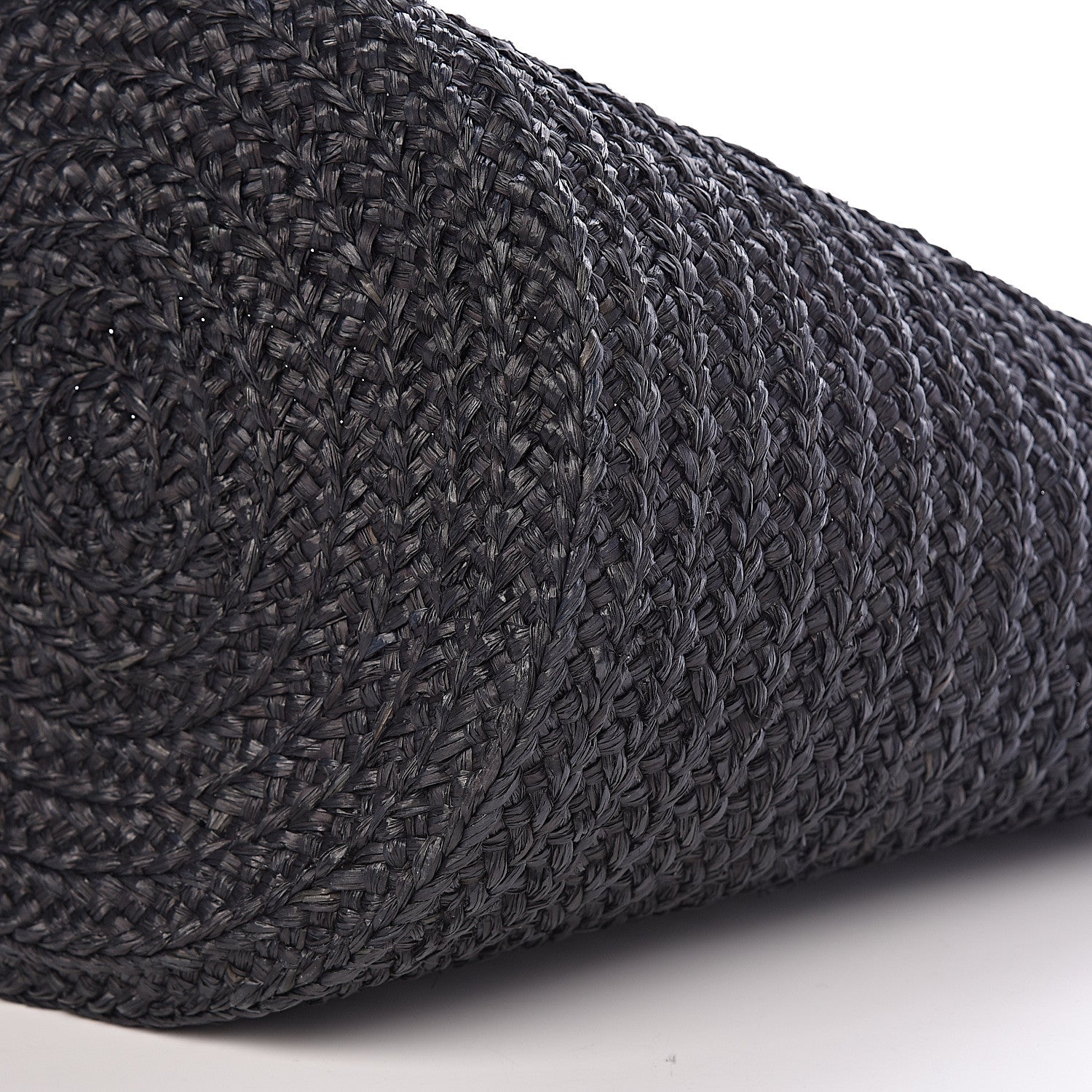 Saint Laurent Raffia Medium Panier Bag Black 9 of 9