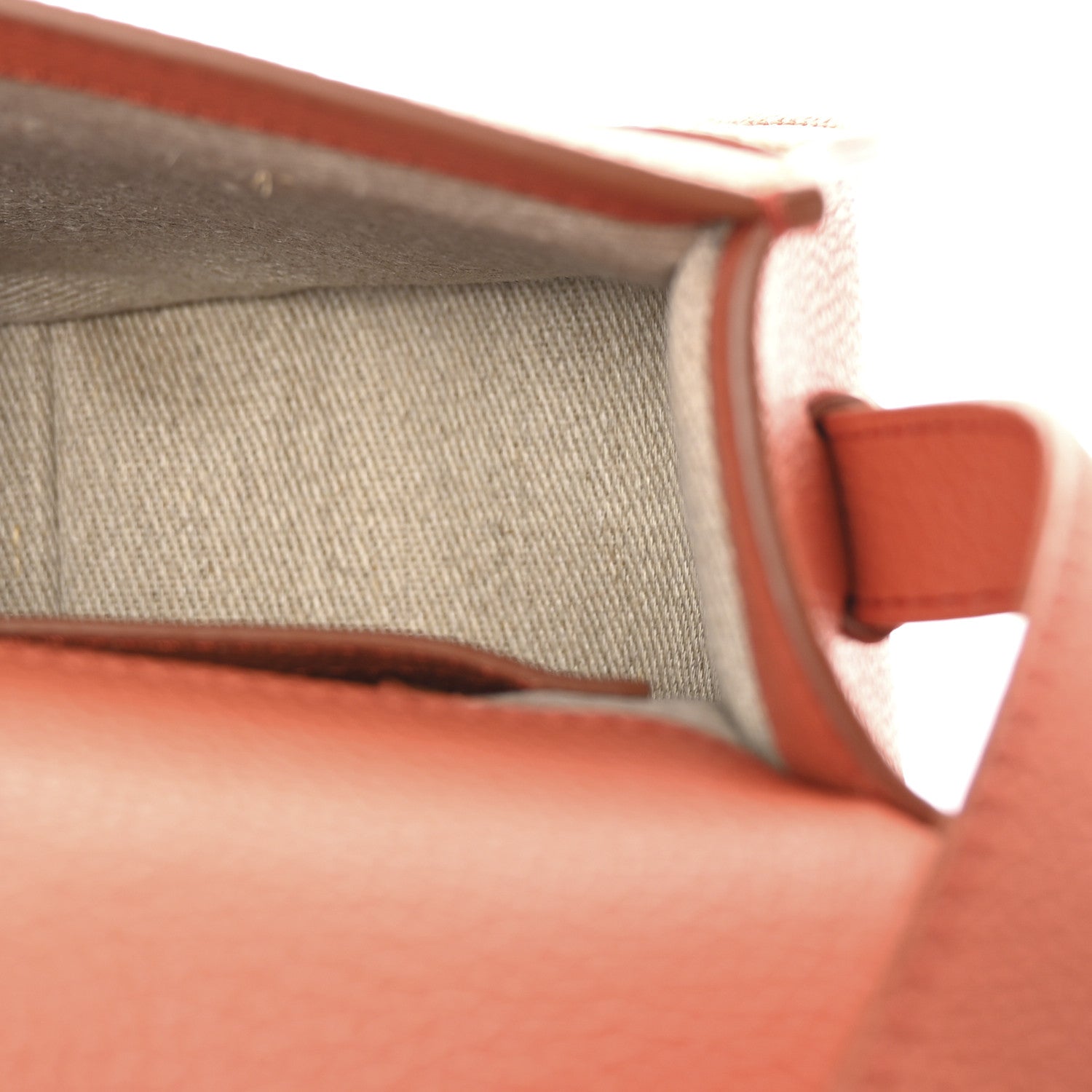 Chloe Grained Calfskin Small Marcie Saddle Bag Orange 5 of 10