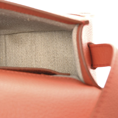 Chloe Grained Calfskin Small Marcie Saddle Bag Orange 5 of 10