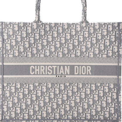 Christian Dior Oblique Large Book Tote Grey 7 of 10