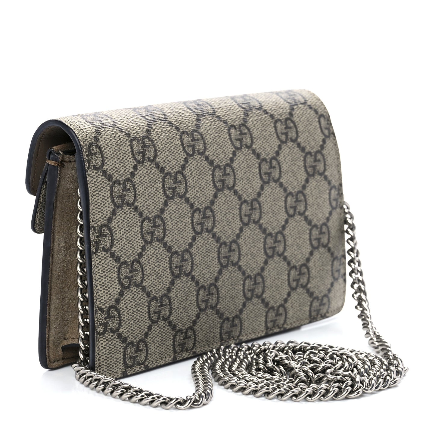 GG Supreme Monogram Super Mini Dionysus Shoulder Bag Taupe