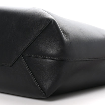 Celine Shiny Smooth Calfskin Twisted Cabas Ivory Black 8 of 9
