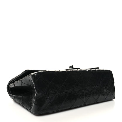 Chanel Glazed Calfskin Quilted 2.55 Reissue 226 Flap So Black 4 of 10
