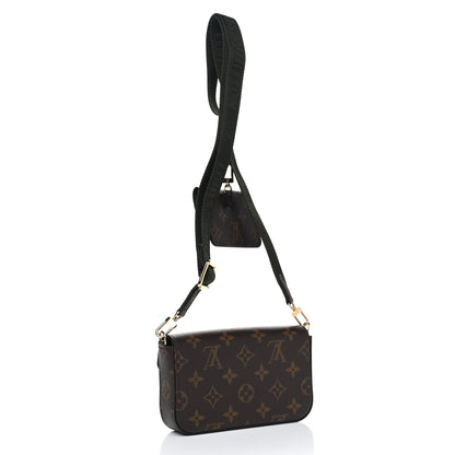 Louis Vuitton Monogram Felicie Strap & Go Kaki 3 of 5