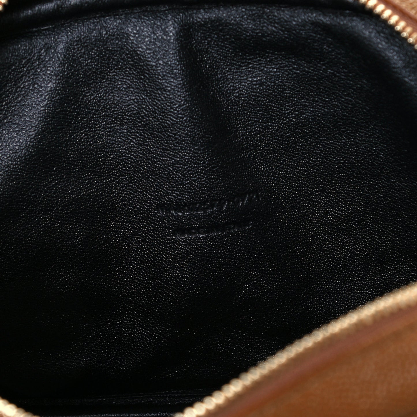 Grain De Poudre Matelasse Monogram Mini Lou Camera Bag Dark Natural