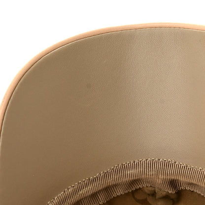 Louis Vuitton Monogram Polyester Silk LV Get Ready Cap M Beige 9 of 9