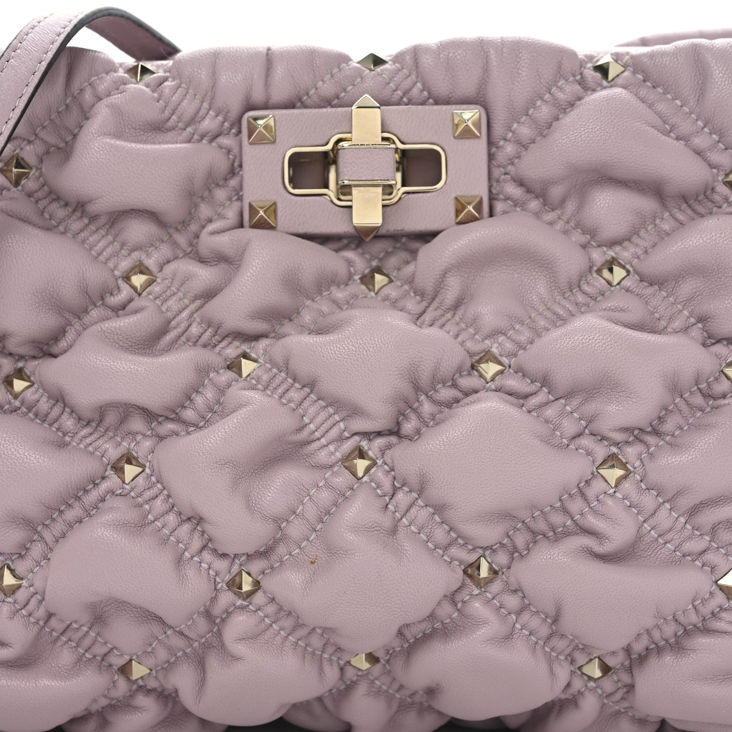 Nappa Spikeme Clutch Rose Quartz