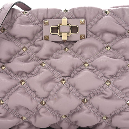 Valentino Garavani Nappa Spikeme Clutch Rose Quartz 7 of 9
