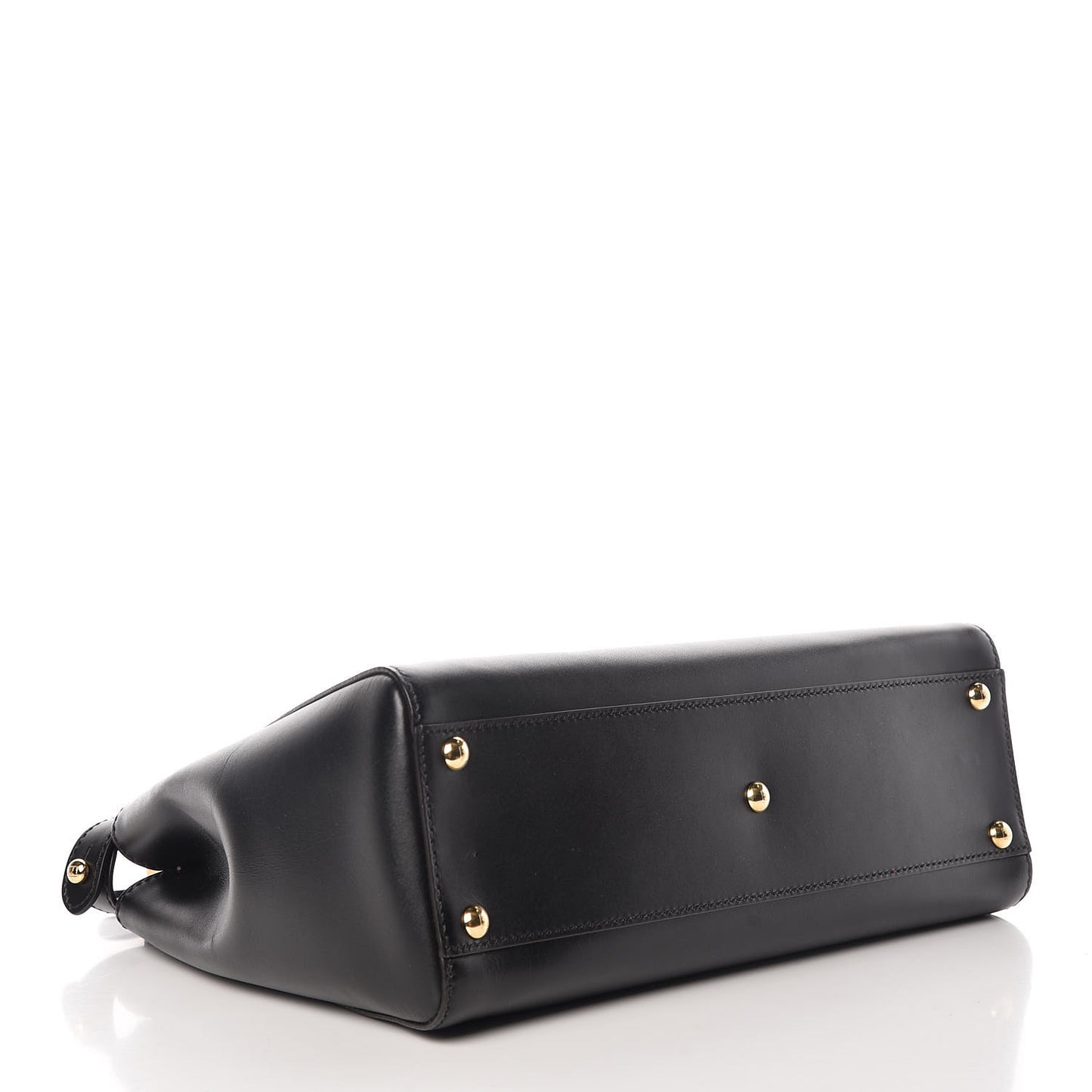 Vitello Morgan Fabric Jacquard Pequin Medium Peekaboo Iconic Satchel Black Tobacco