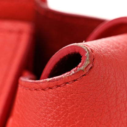 Celine Crisped Calfskin Small Tie Knot Tote Vermillion 16 of 16