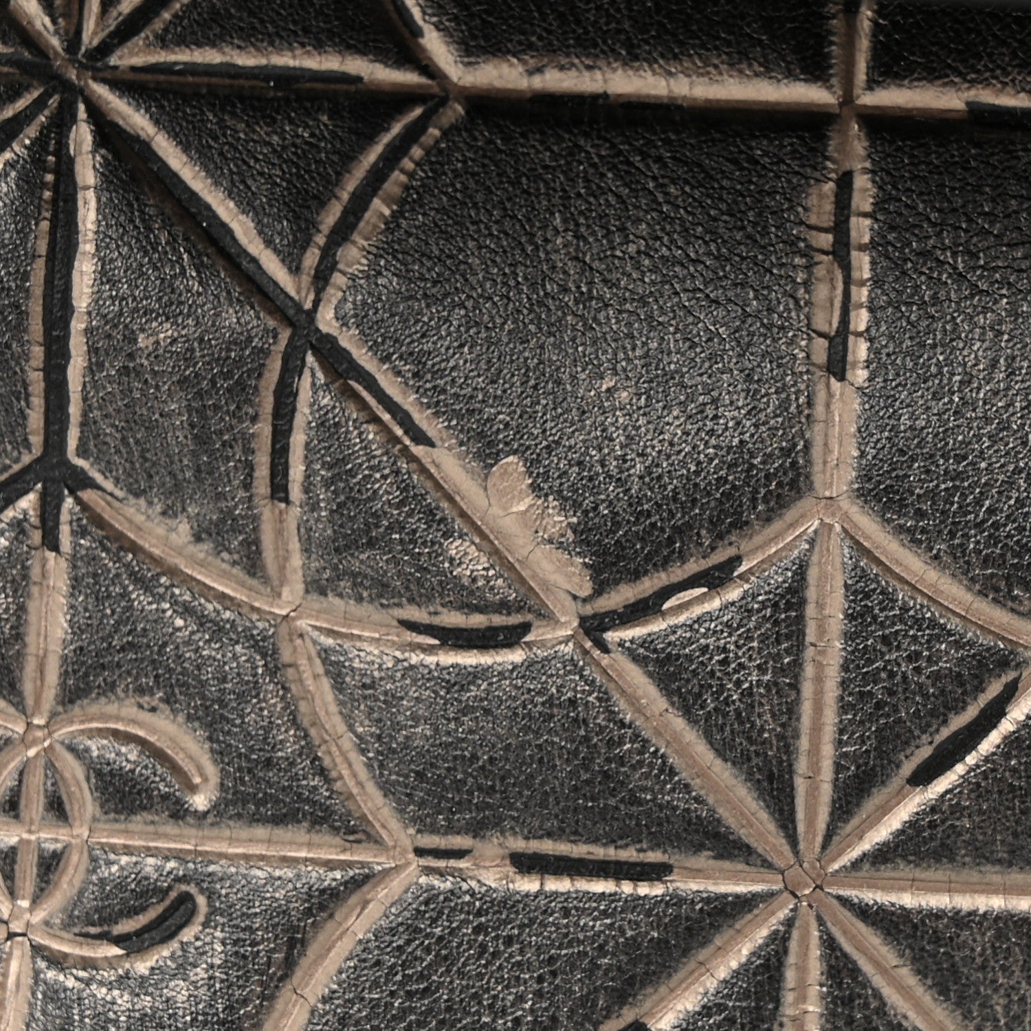 Chanel Metallized Effect Embossed Calfskin Quilted Paris Moscou Moujik Flap Black 11 of 12