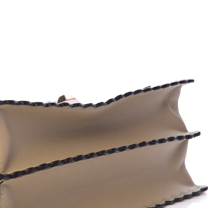 Fendi Vitello Baltico Scalloped Studded Kan I Shoulder Bag Amido 15 of 16