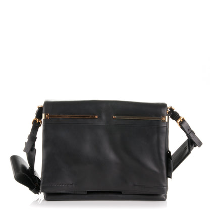 Lanvin Calfskin Flap Shoulder Bag Black 1 of 6