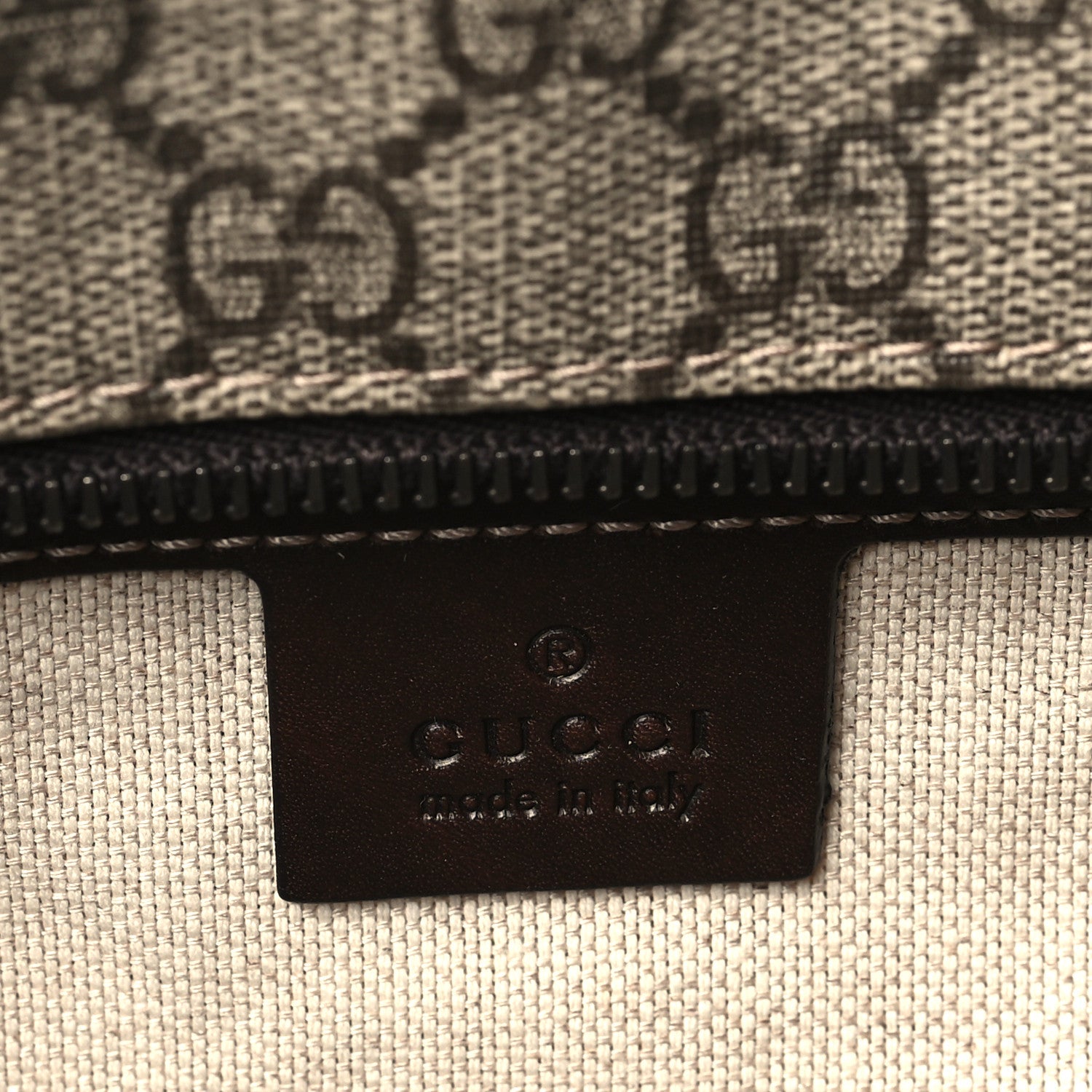 Gucci GG Supreme Monogram Small Joy Tote Dark Brown 6 of 9