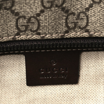 Gucci GG Supreme Monogram Small Joy Tote Dark Brown 6 of 9
