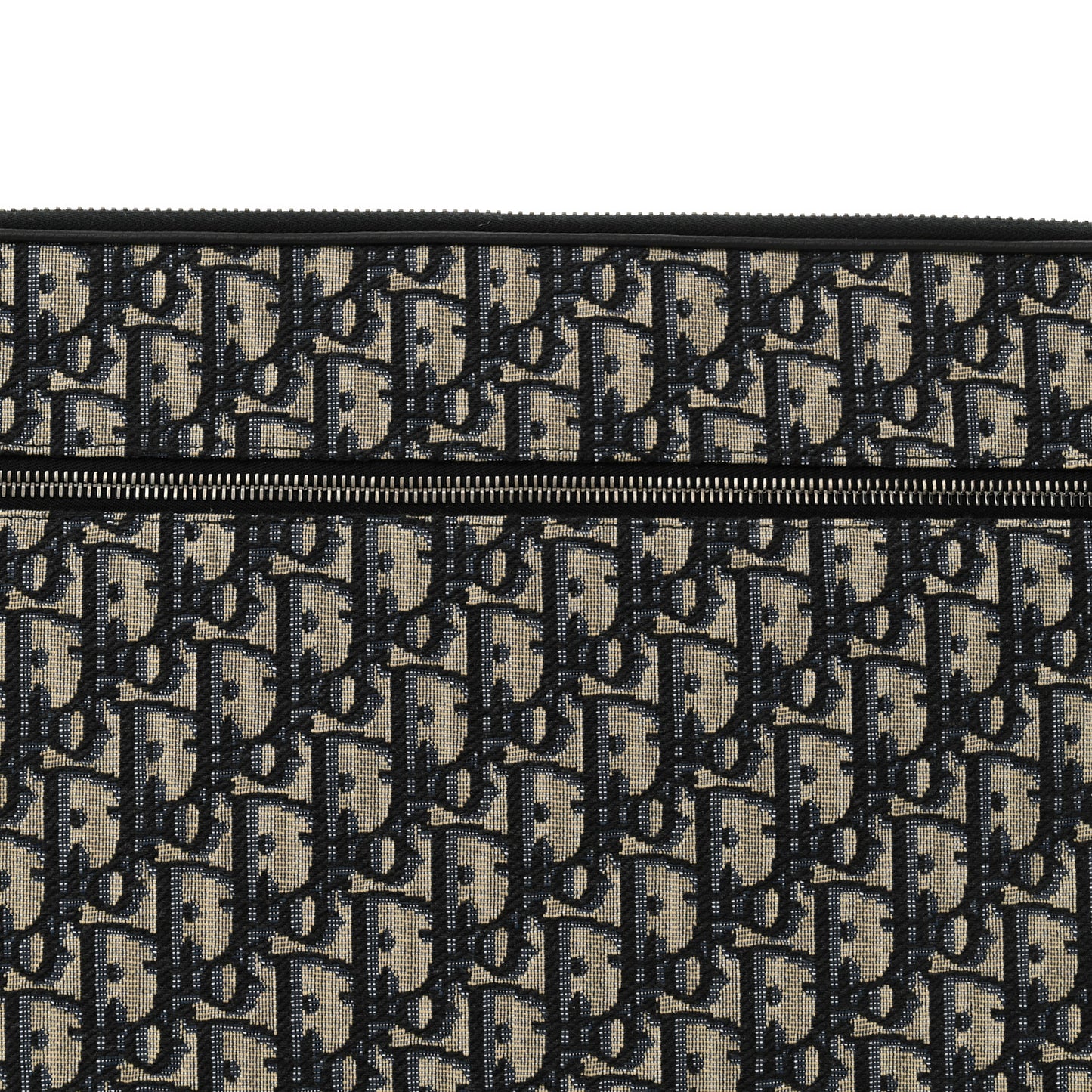 Oblique Grained Calfskin Laptop Case Blue Multicolor
