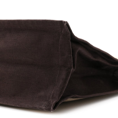 Saint Laurent Linen Calfskin Rive Gauche Tote Natural 10 of 10