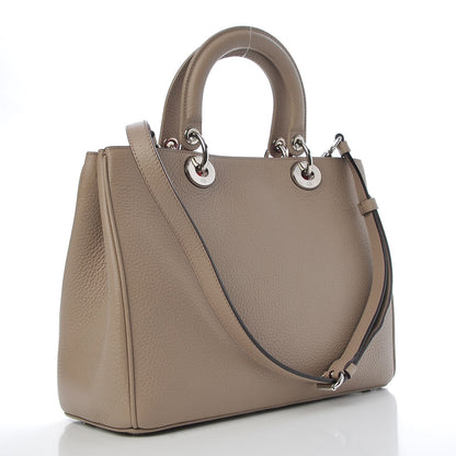 Christian Dior Bullcalf Medium Diorissimo Tourterelle 4 of 11