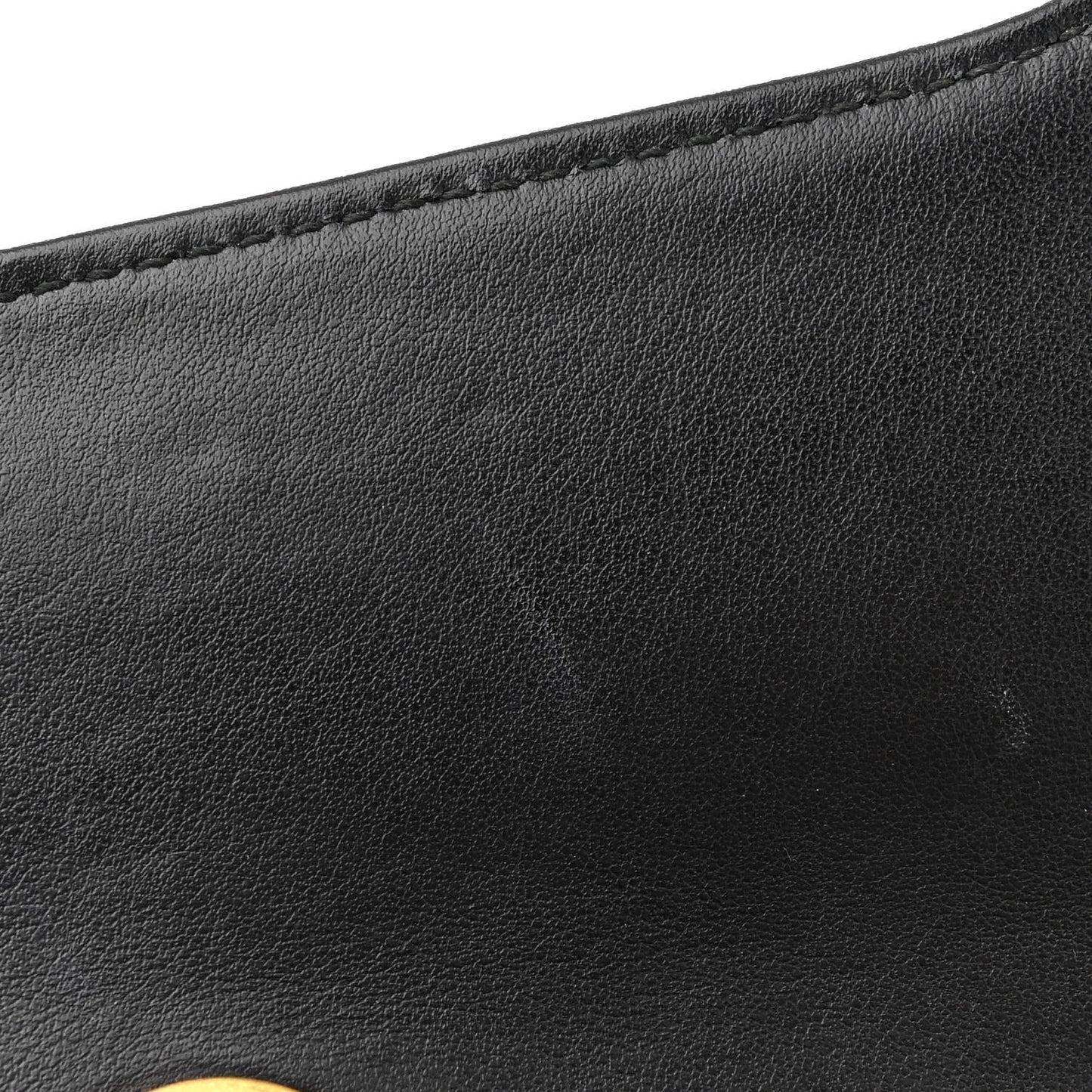 Calfskin Matelasse Mini GG Marmont Shoulder Bag Black