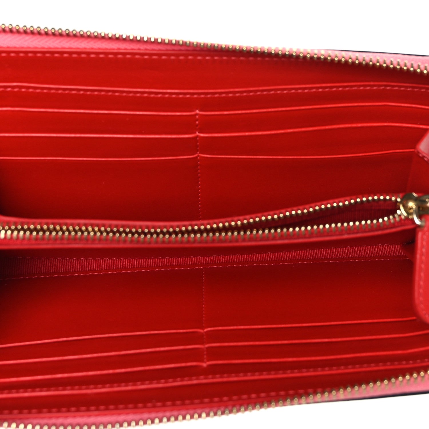Christian Louboutin Calfskin Panettone Spiked Zip Around Wallet Pink 5 of 8