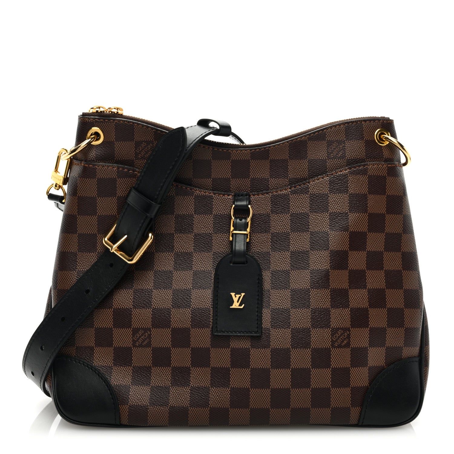 Louis Vuitton Damier Ebene Odeon MM Black 1 of 8