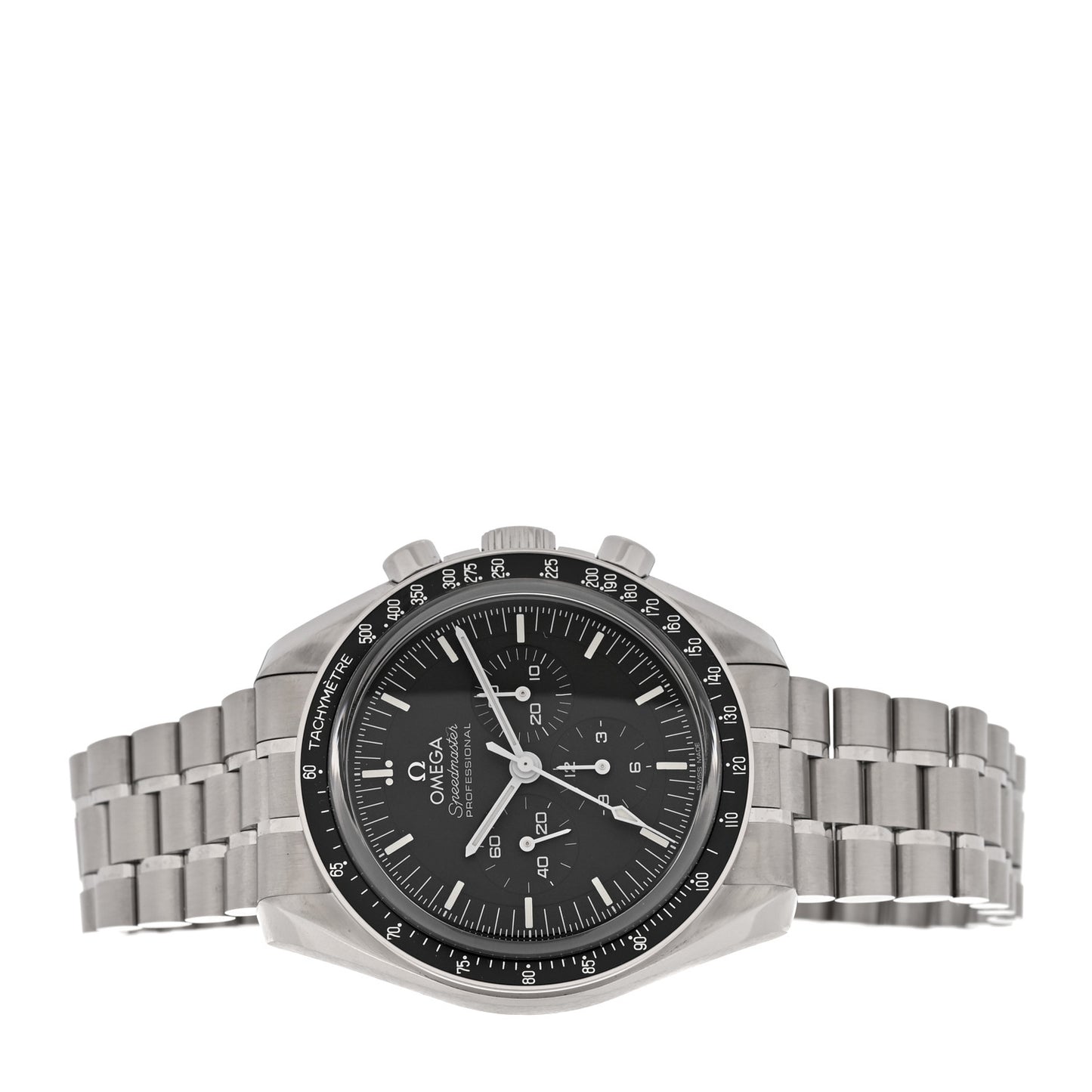 Stainless Steel 42mm Speedmaster Moonwatch Professional Chronograph Manual Winding Watch Black 310.30.42.50.01.002