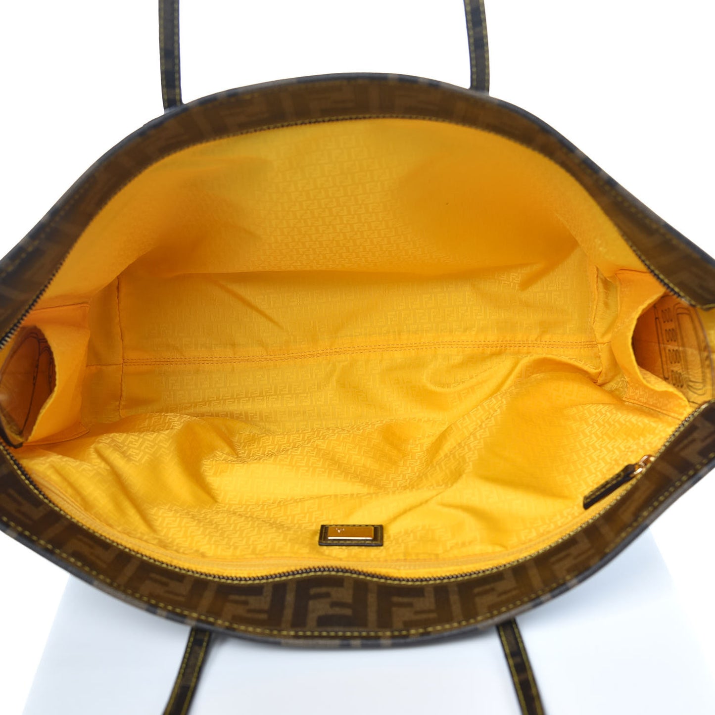 Zucca Spalmati Medium Roll Tote Tobacco Giallo