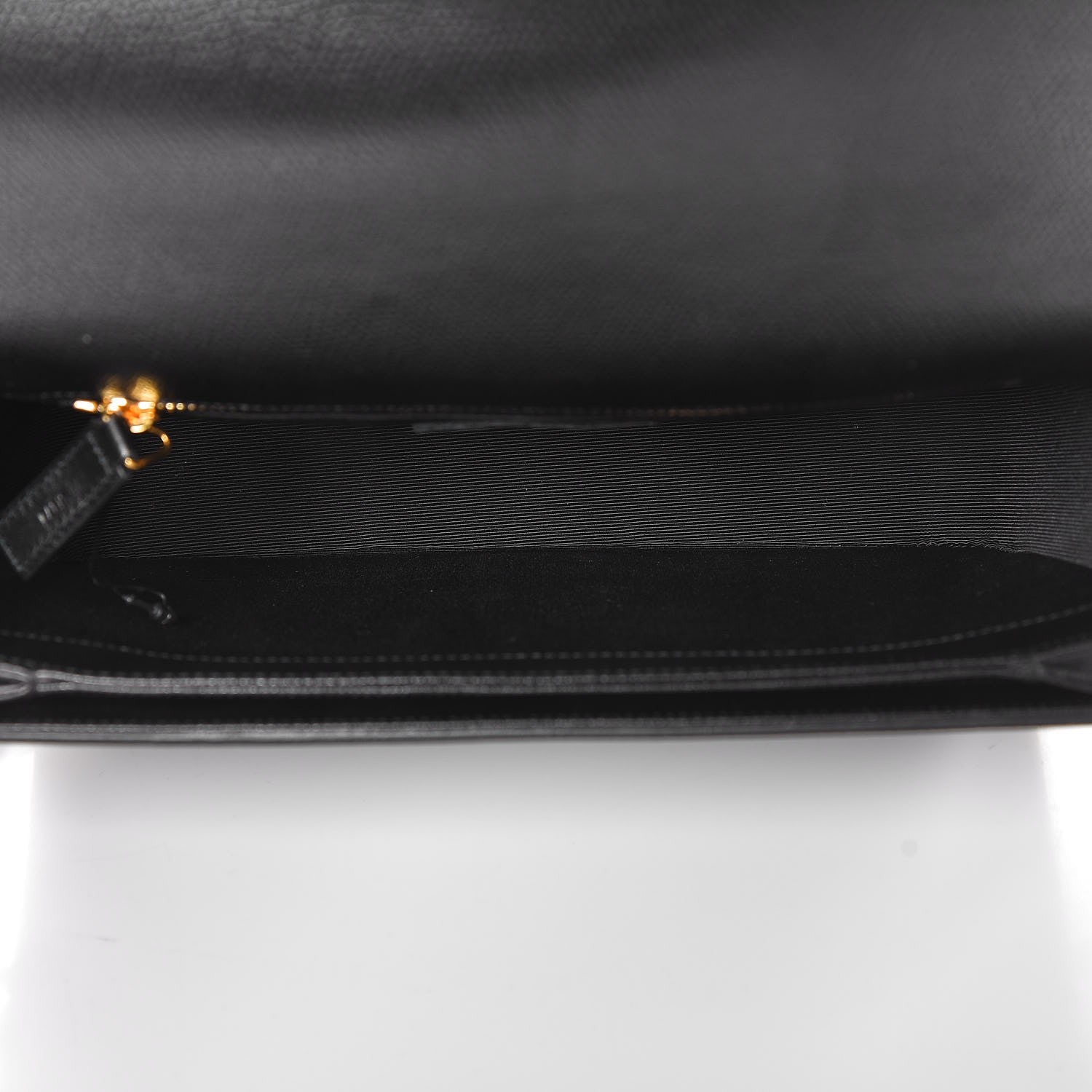 Saint Laurent Textured Calfskin Medium Classic Monogram Universite Bag Black 6 of 7