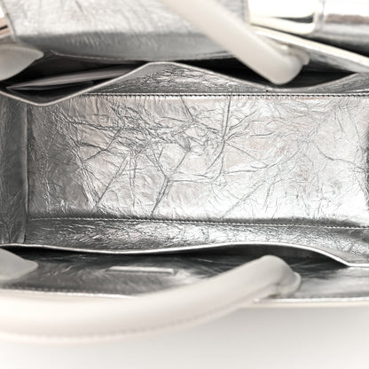 Christian Dior Metallic Calfskin Medium Diorever Flap Silver 5 of 16