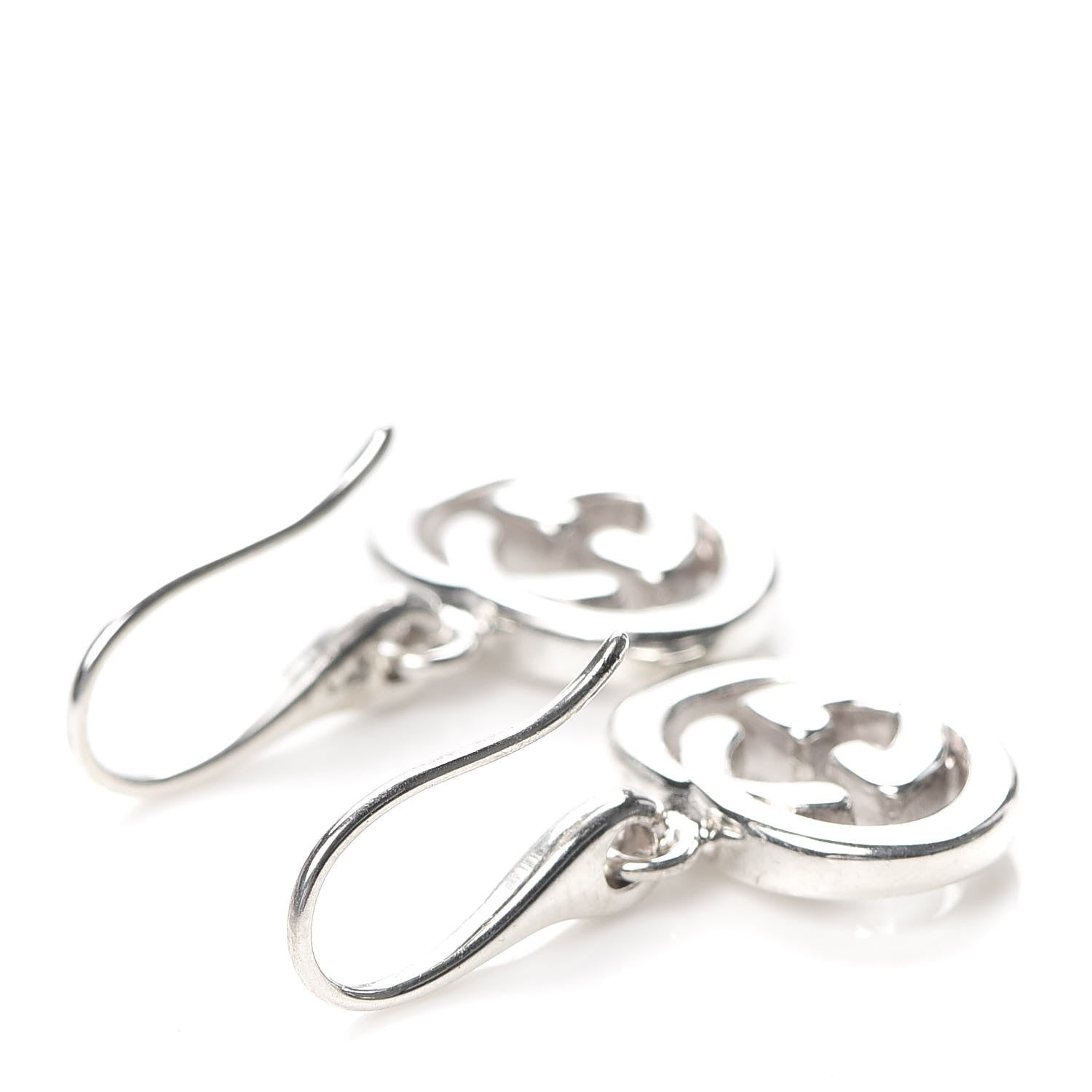 Gucci Sterling Silver Britt Drop Earrings 3 of 5