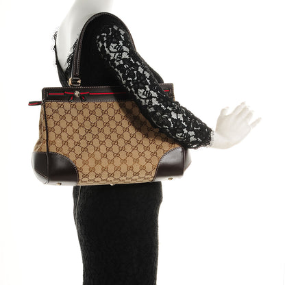 Gucci Monogram Medium Mayfair Tote Dark Brown 2 of 7