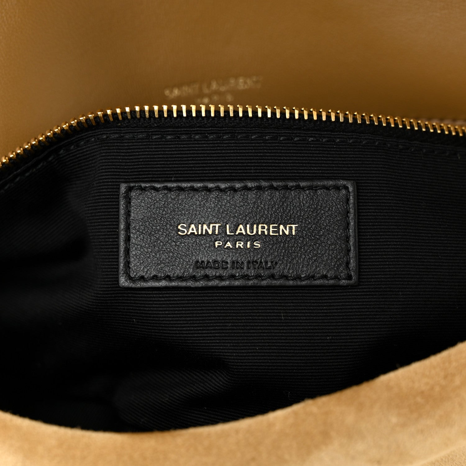 Saint Laurent Suede Calypso Crossbody Fallow 6 of 10