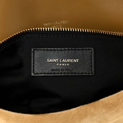 Saint Laurent Suede Calypso Crossbody Fallow 6 of 10