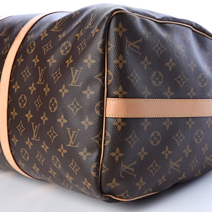 Louis Vuitton Monogram Keepall Bandouliere 55 14 of 15