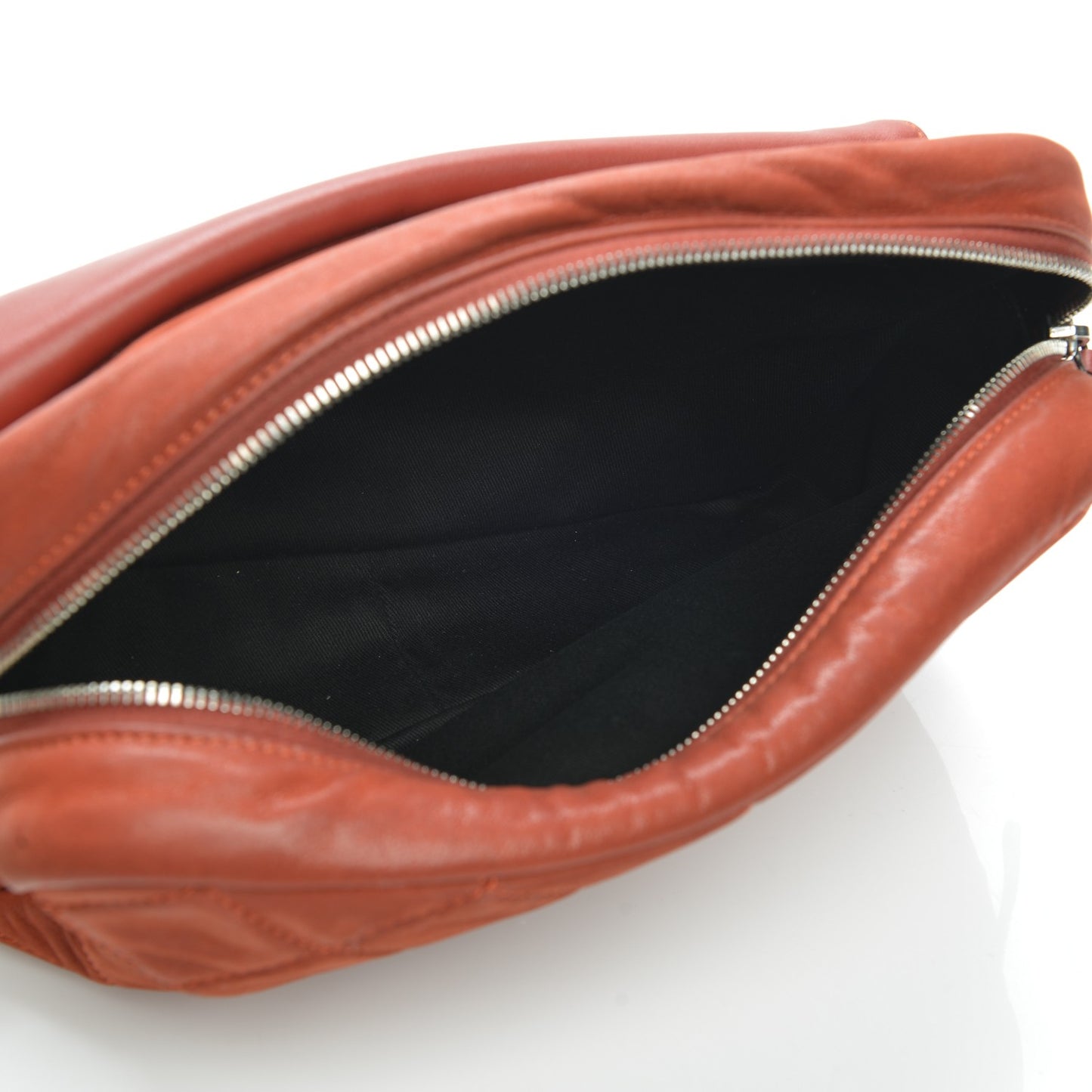 Iridescent Calfskin Medium In the Mix Flap Red