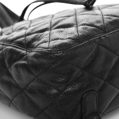 Chanel Caviar Quilted Drawstring Backpack Black 10 of 15