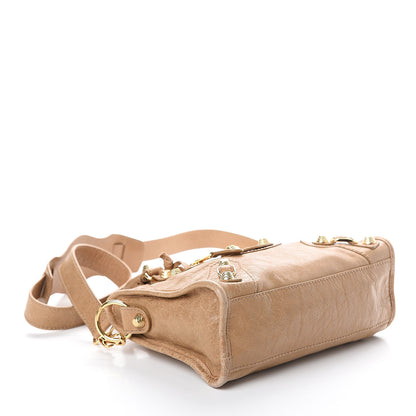Balenciaga Agneau Giant 12 Gold Hardware Mini City Beige Nougatine 3 of 5