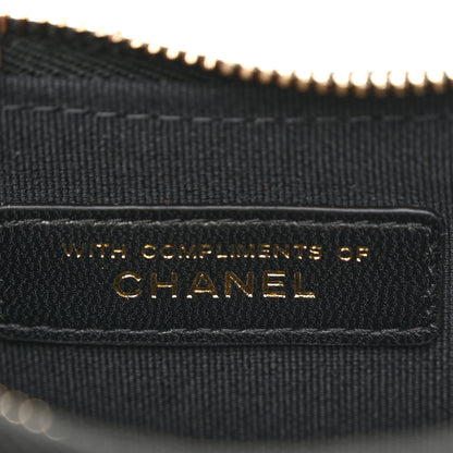 Chanel Velvet Crystal Quilted Chain Hobo Black 7 of 11