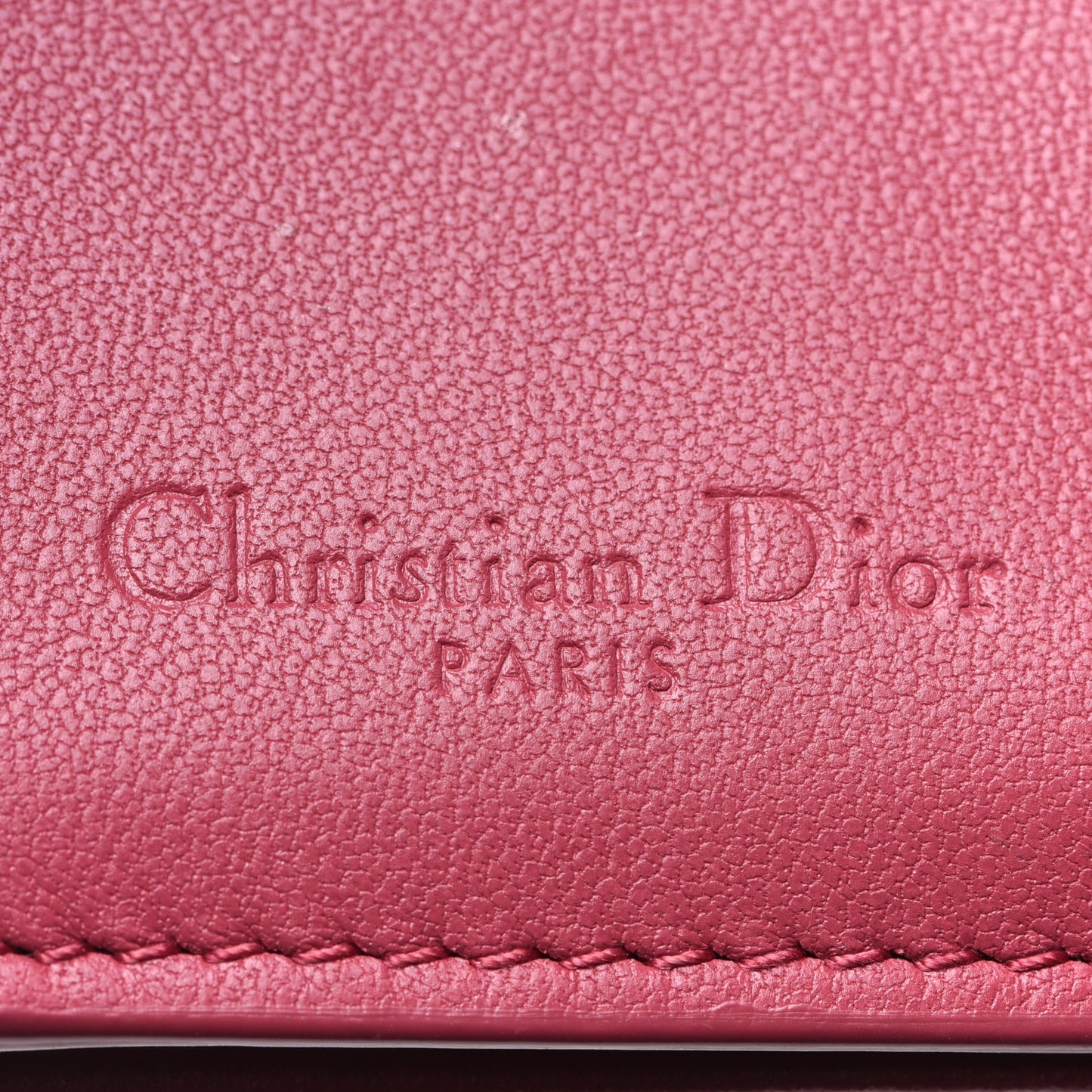 Lambskin Cannage Lady Dior Lotus Wallet