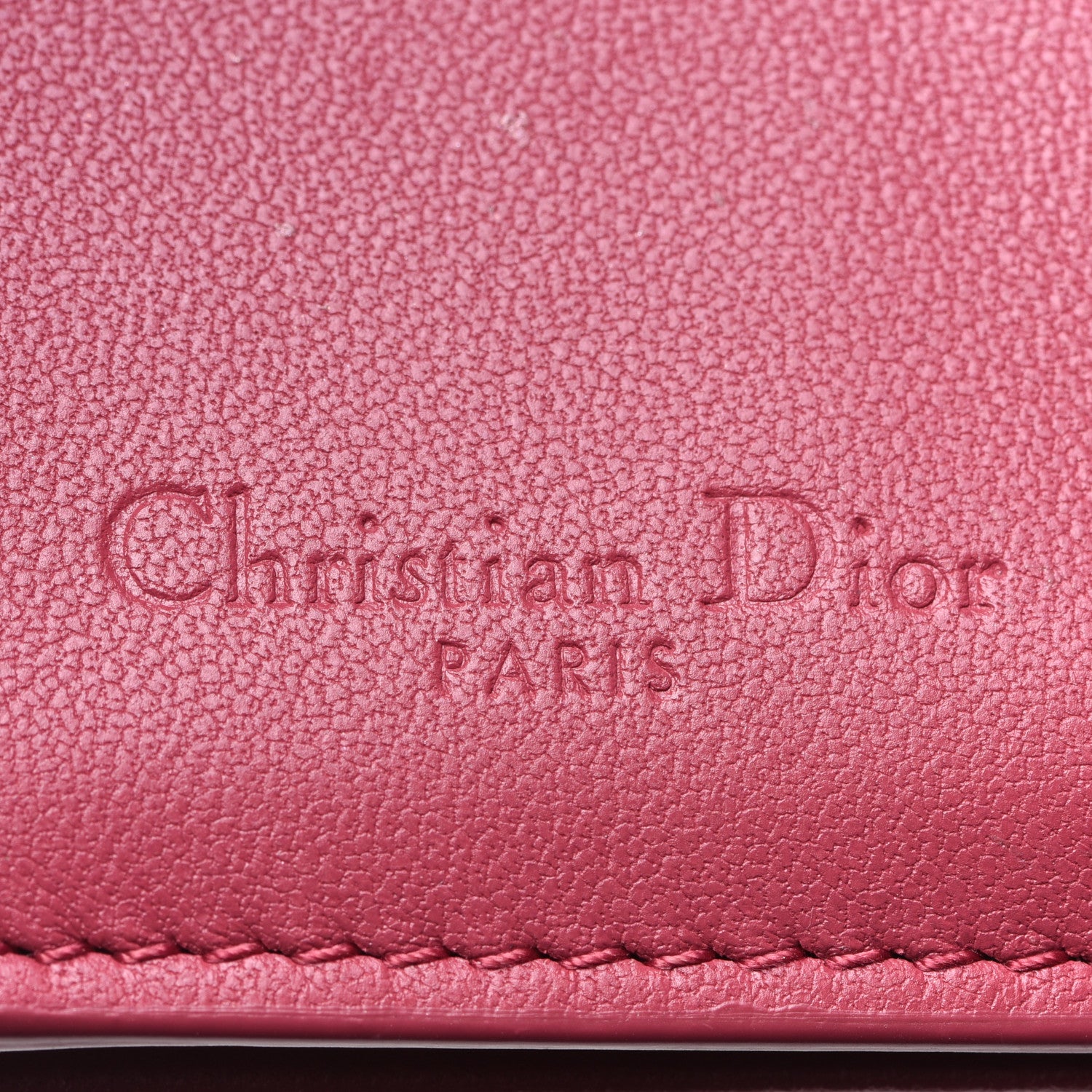 Christian Dior Lambskin Cannage Lady Dior Lotus Wallet 6 of 14