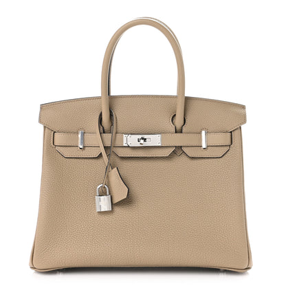 Hermes Togo Birkin 30 Beige Marfa 1 of 11