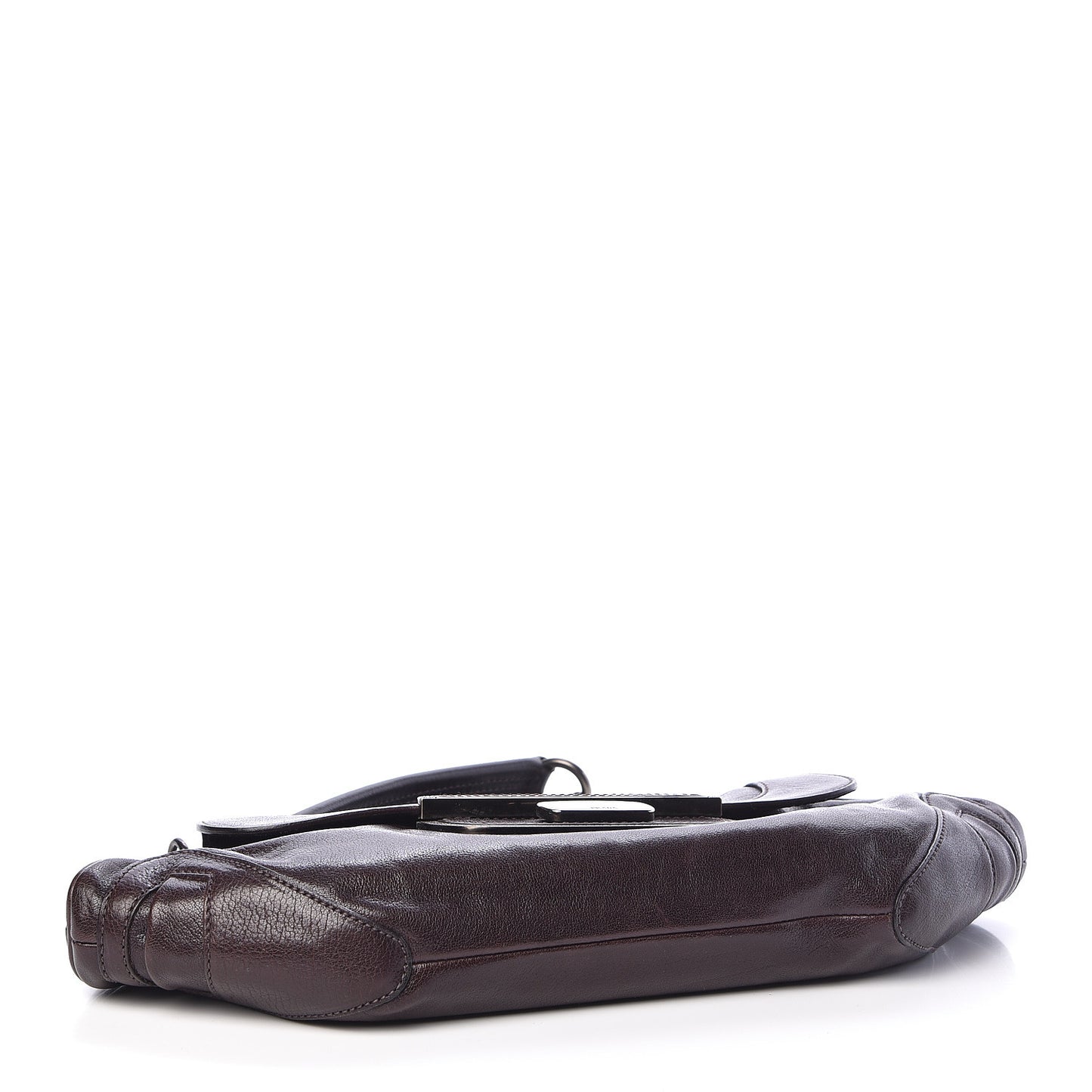 Vitello Shine Shoulder Bag Brown