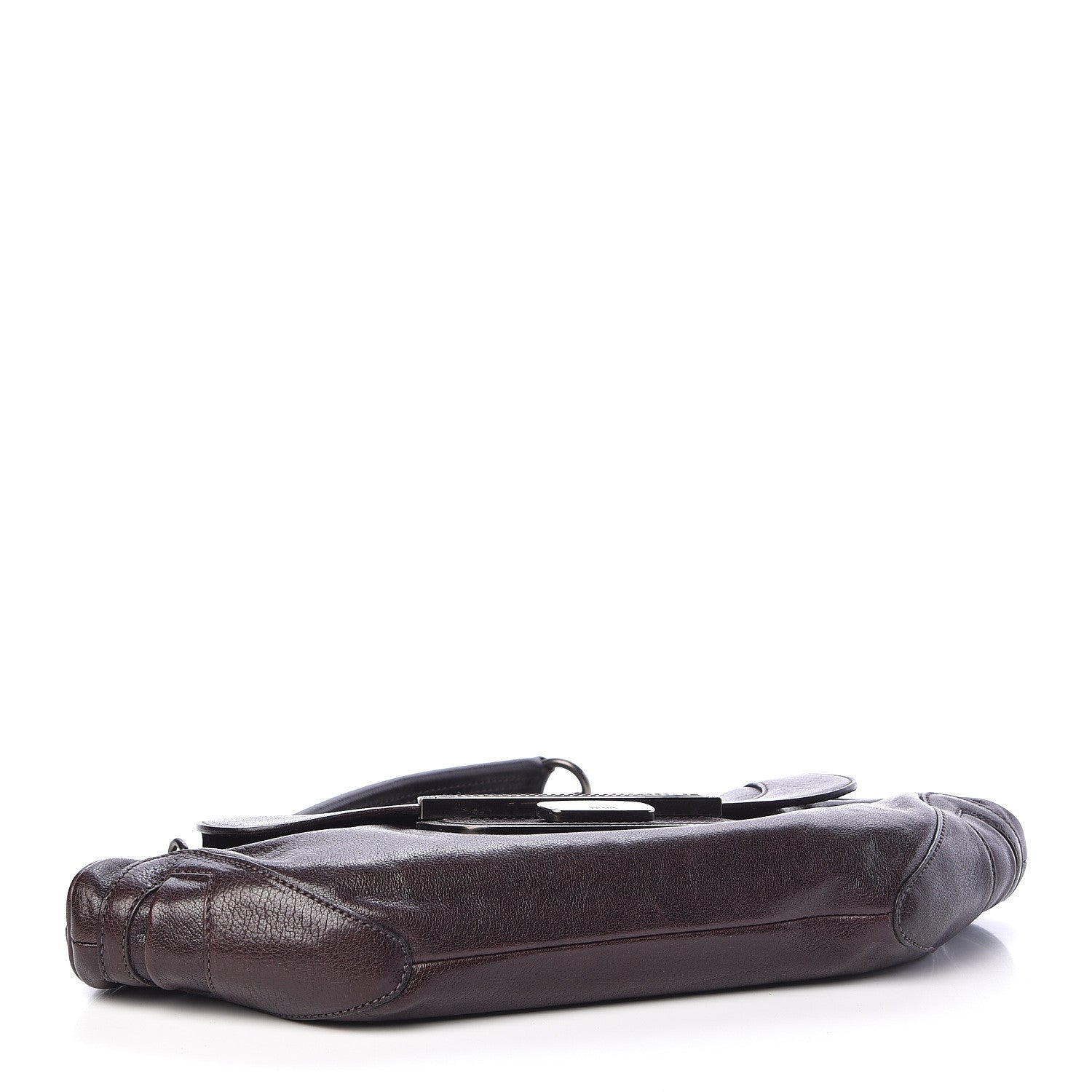 Prada Vitello Shine Shoulder Bag Brown 4 of 10