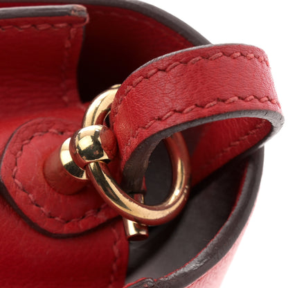 Hermes Evercolor Mini Sac Roulis Rouge Casaque 11 of 11