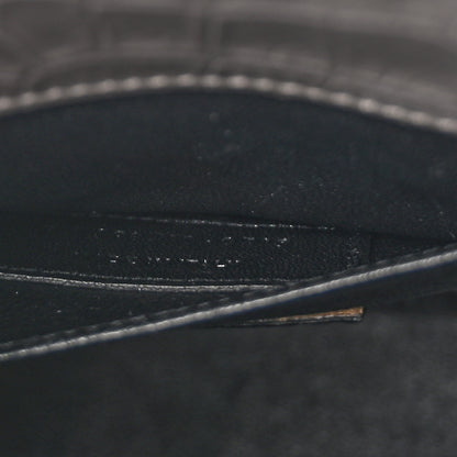 Saint Laurent Calfskin Crocodile Embossed Baby Sac De Jour Fog 7 of 12