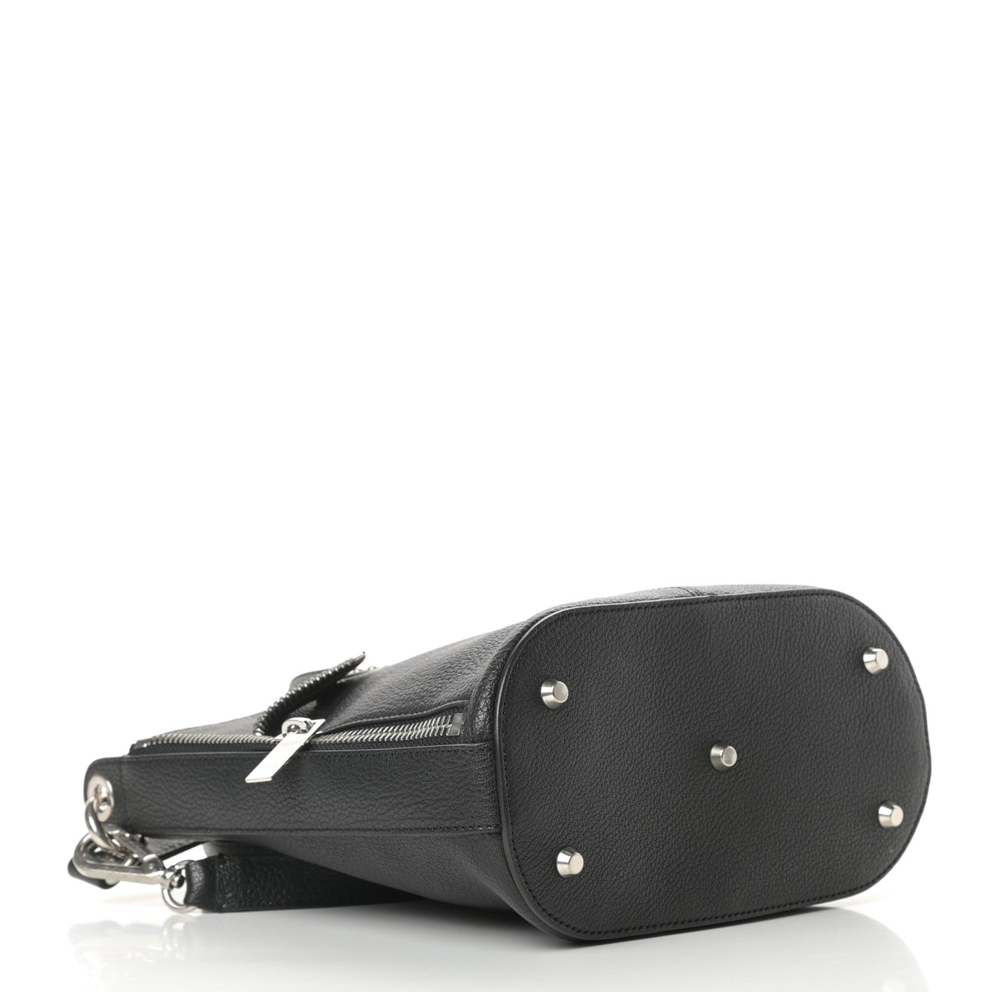 Calfskin De Manta Shoulder Bag Black